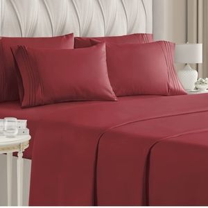 6 piece California King sheet set